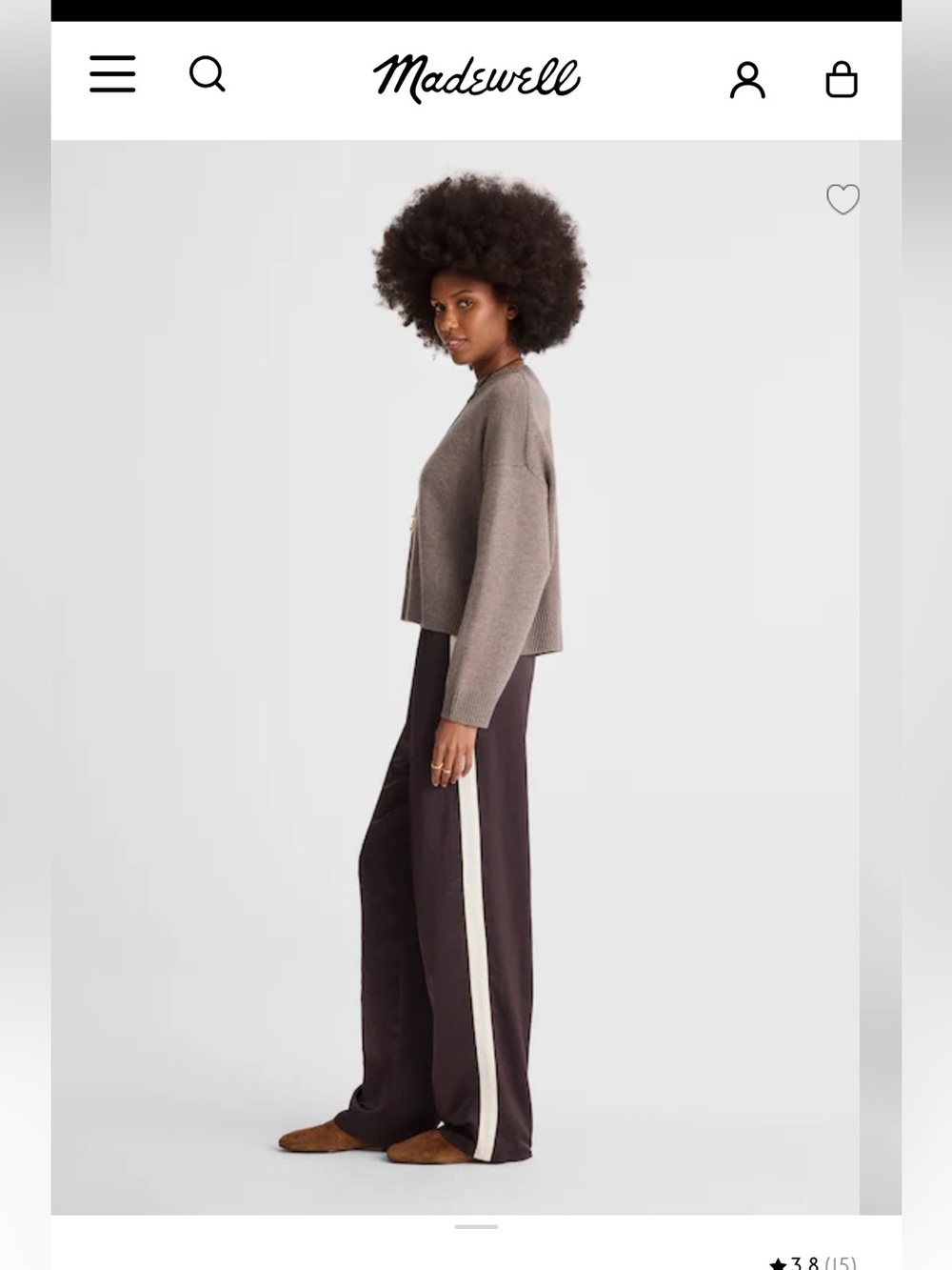 Madewell Easy Pull On Track Pants